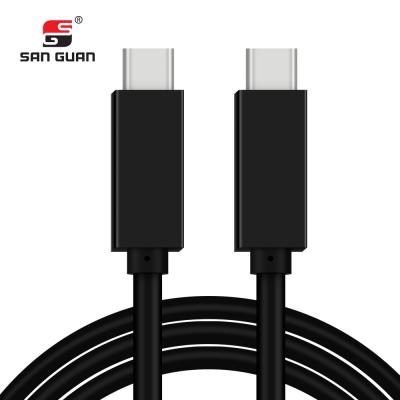 USB3.1 Gen2 cable 10Gbps 100W TPE(black）